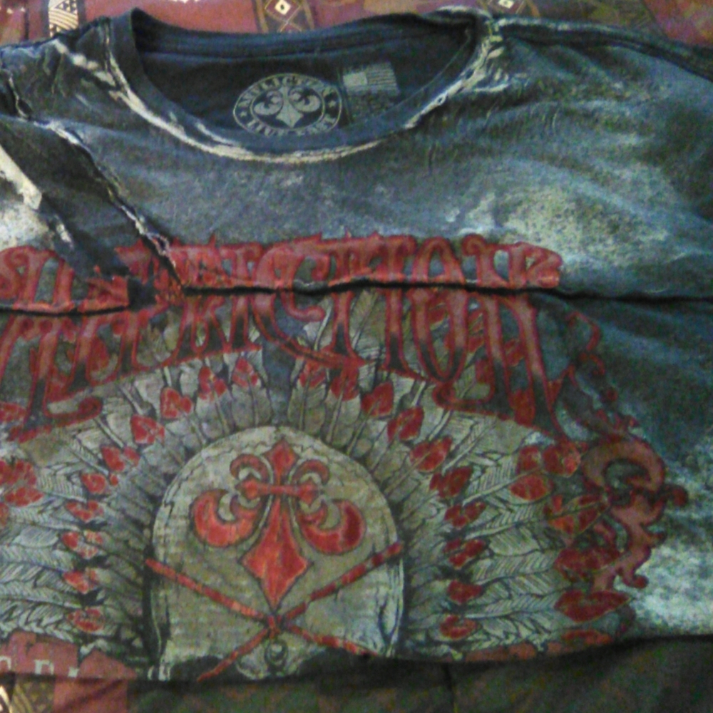 Men's affliction t shirt.like new